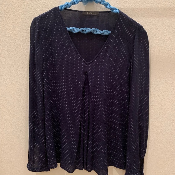 Esprit dark blue blouse - Picture 2 of 6